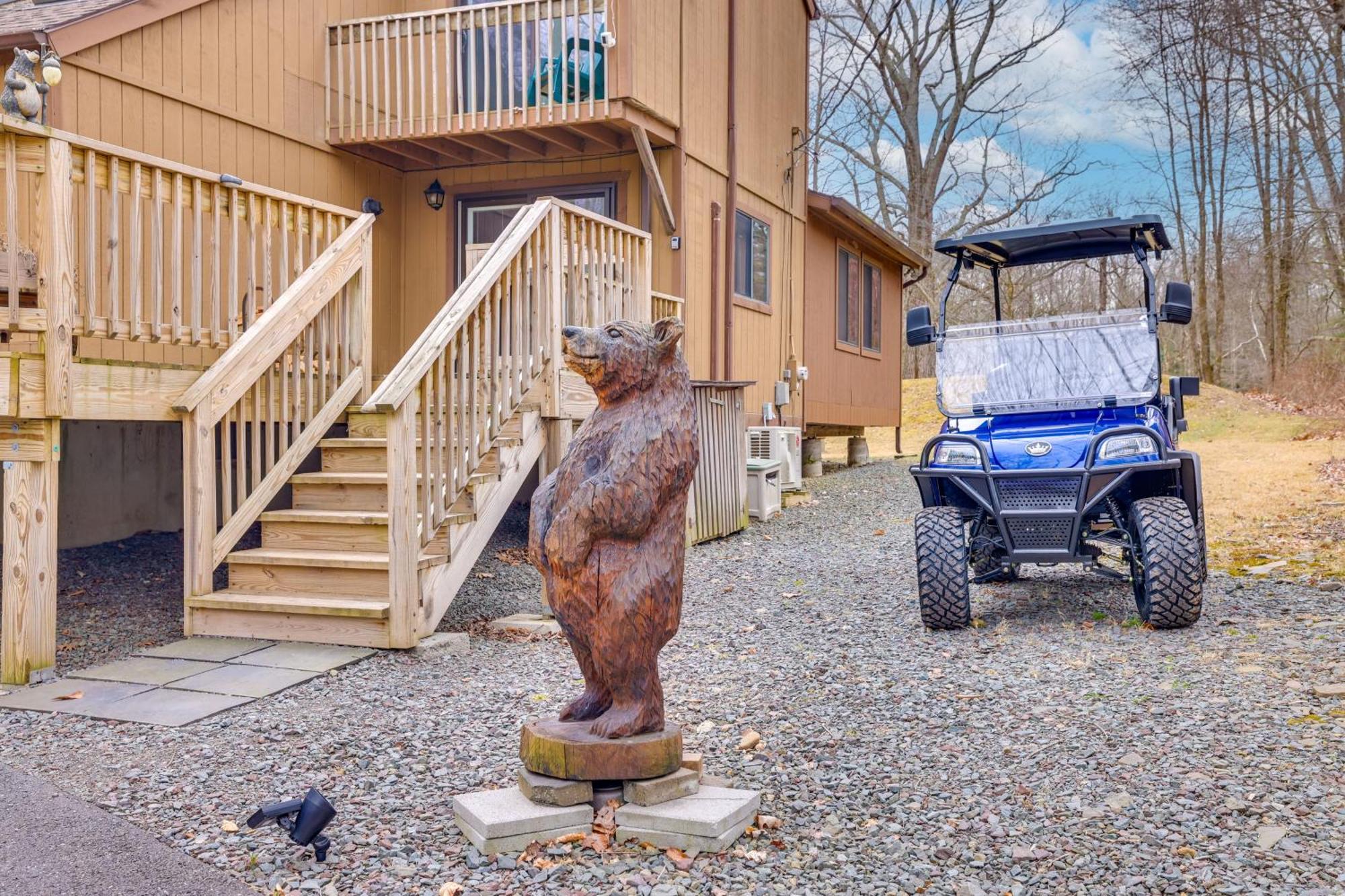 Bear Den Rustic Pocono Lake Home With Game Room! Экстерьер фото